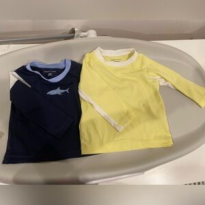 Baby Boy Rash Guards - Set of 4 . Size 6-12m